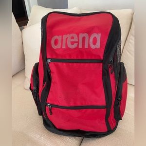 Arena Swim Backpack Red